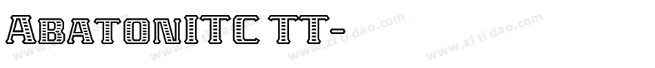 AbatonITC TT字体转换